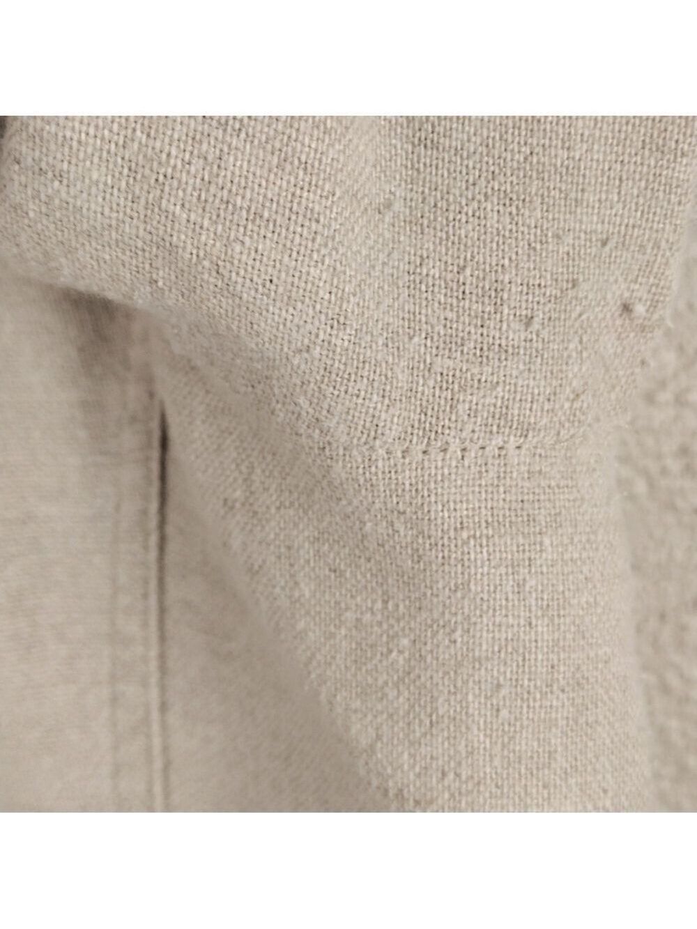 Lizsport Petite Natural Linen Blend One Notched Two Button Classic Blazer Jacket - Picture 13 of 16